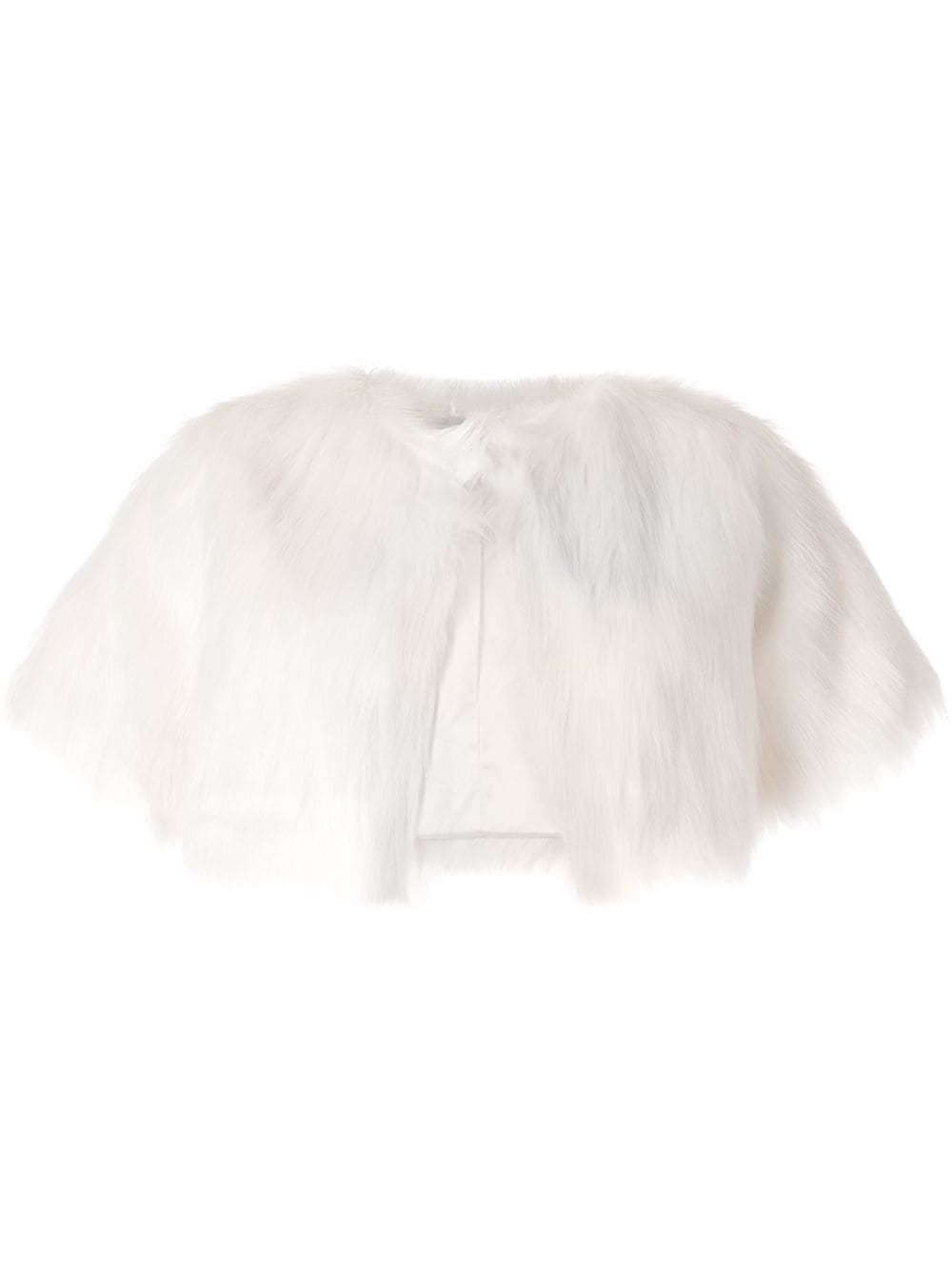 Unreal Fur faux fur shawl - White von Unreal Fur