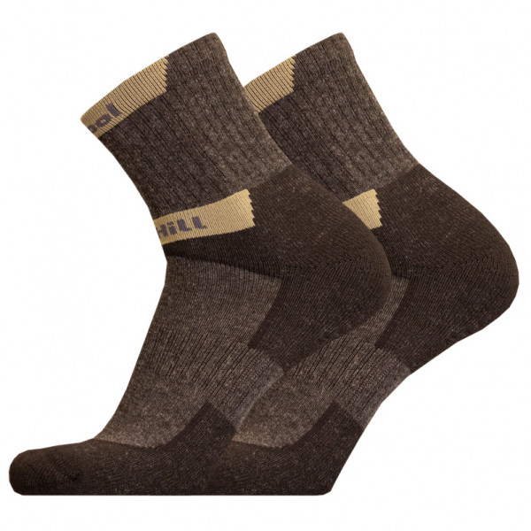 UphillSport - Hetta Summer Hiking 4L Drytech M3 w/ Upcycled Wool - Wandersocken Gr 47-50 braun von UphillSport