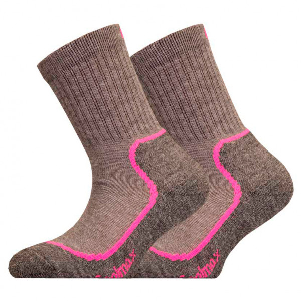 UphillSport - Kid's Kevo Trekking 4L Drytech M4 Merino & Coolmax - Wandersocken Gr 28-30 braun von UphillSport