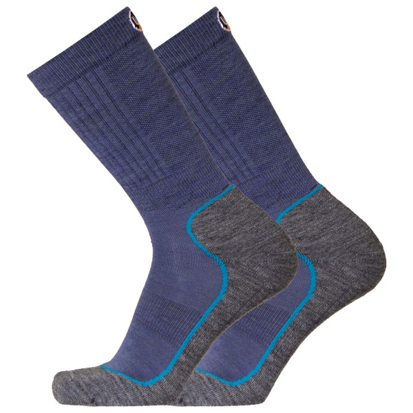 UphillSport - Repo 4-Layer Drytech M4 Merino & Tencel - Wandersocken Gr 35-38 blau von UphillSport