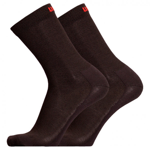 UphillSport - Teijo Hiking & Walking 3-Layer Liner L3 w/ Merino - Wandersocken Gr 35-38 schwarz/braun von UphillSport