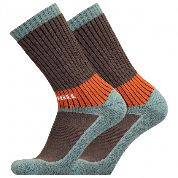 UphillSport - Vaaru Trekking 4L Softech M3 w/ Merino & Bamboo - Wandersocken Gr 43-46 braun von UphillSport