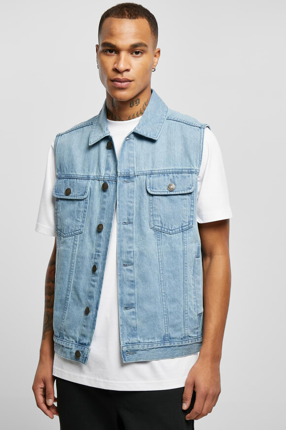Urban Classics Jeansgilet | Lighter Washed | Herren | XL Urban Classics Jeansgilet | Lighter Washed | Herren | XL von Urban Classics