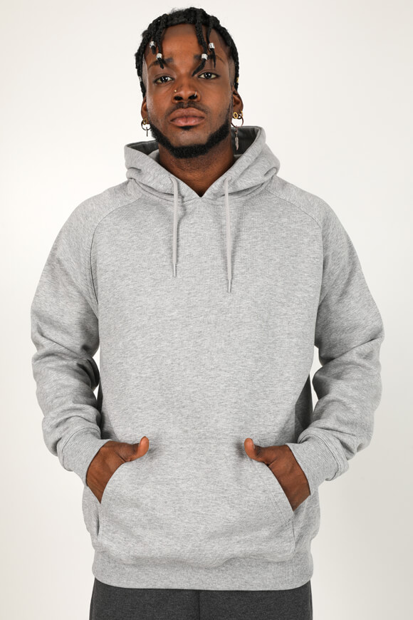 Urban Classics Kapuzensweatshirt | Hellgrau meliert | Herren  | 3XL von Urban Classics