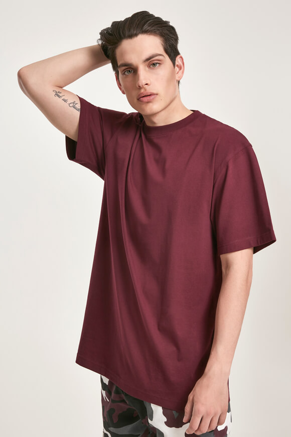 Urban Classics Oversize T-Shirt | Aubergine | Herren  | 3XL von Urban Classics