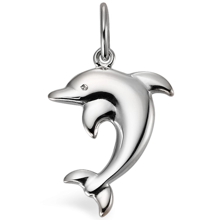 URECH Kinder Anhänger Silber Delfin von URECH