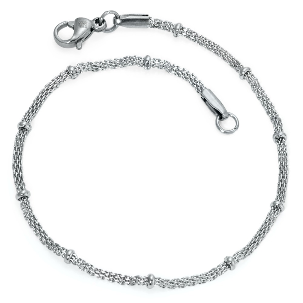 URECH Damen Armband Edelstahl 18 cm Ø2.5 mm von URECH