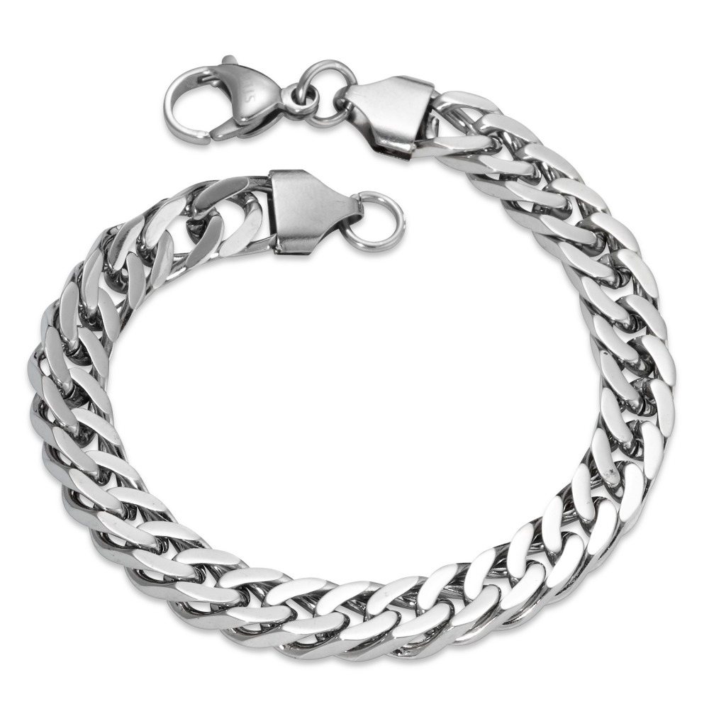 URECH Herren Armband Edelstahl 20 cm von URECH