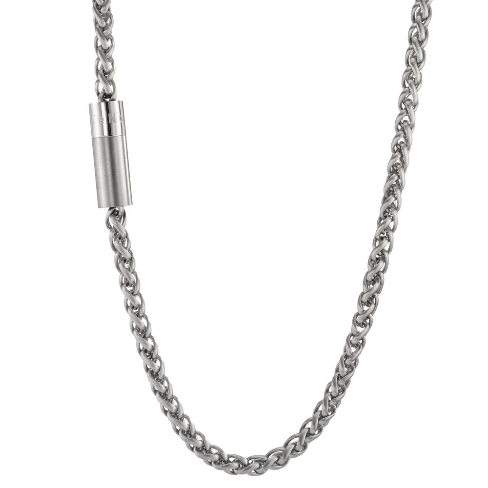 TeNo Herren Halskette Heritage aus Edelstahl mit Magnetverschluss in Glanz und Matt, 50cm von TeNo