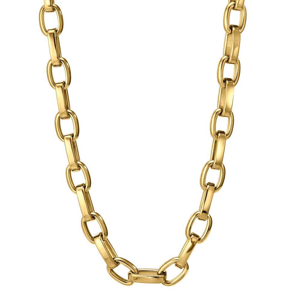 URECH Damen Collier Edelstahl gelb IP beschichtet 48 cm von URECH