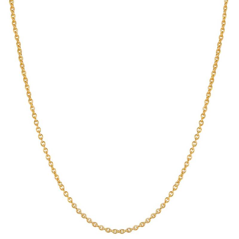 URECH Kinder Halskette 375/9 K Gelbgold 36-38 cm verstellbar von URECH
