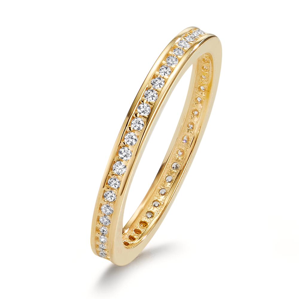 URECH Damen Memory Ring 375/9 K Gelbgold Zirkonia von URECH