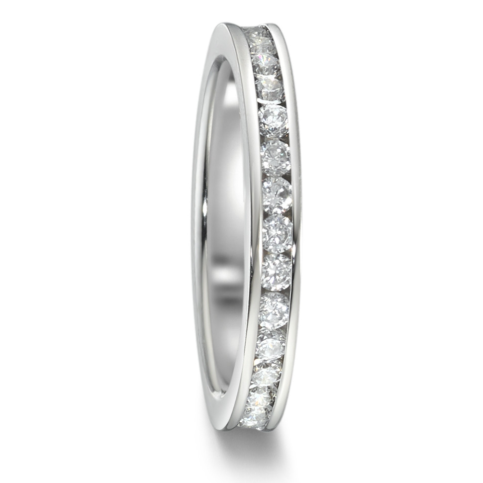 URECH Damen Memory Ring Edelstahl Zirkonia von URECH