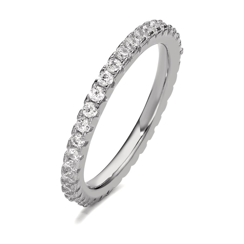 URECH Damen Memory Ring Silber Zirkonia rhodiniert von URECH