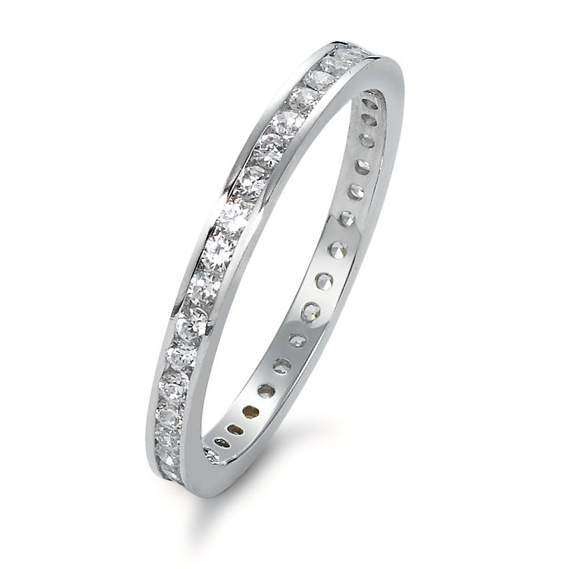 URECH Damen Memory Ring Silber Zirkonia von URECH