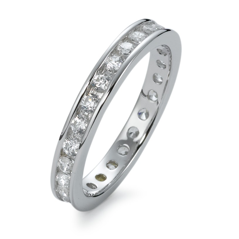 URECH Damen Memory Ring Silber Zirkonia von URECH