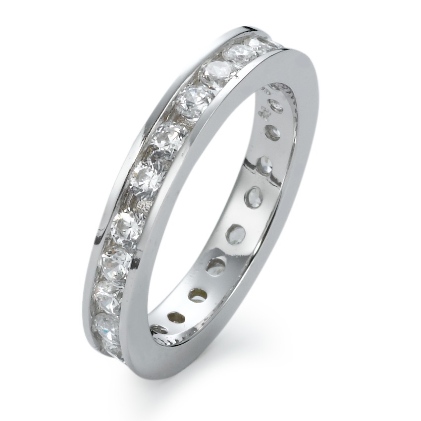 URECH Damen Memory Ring Silber Zirkonia von URECH