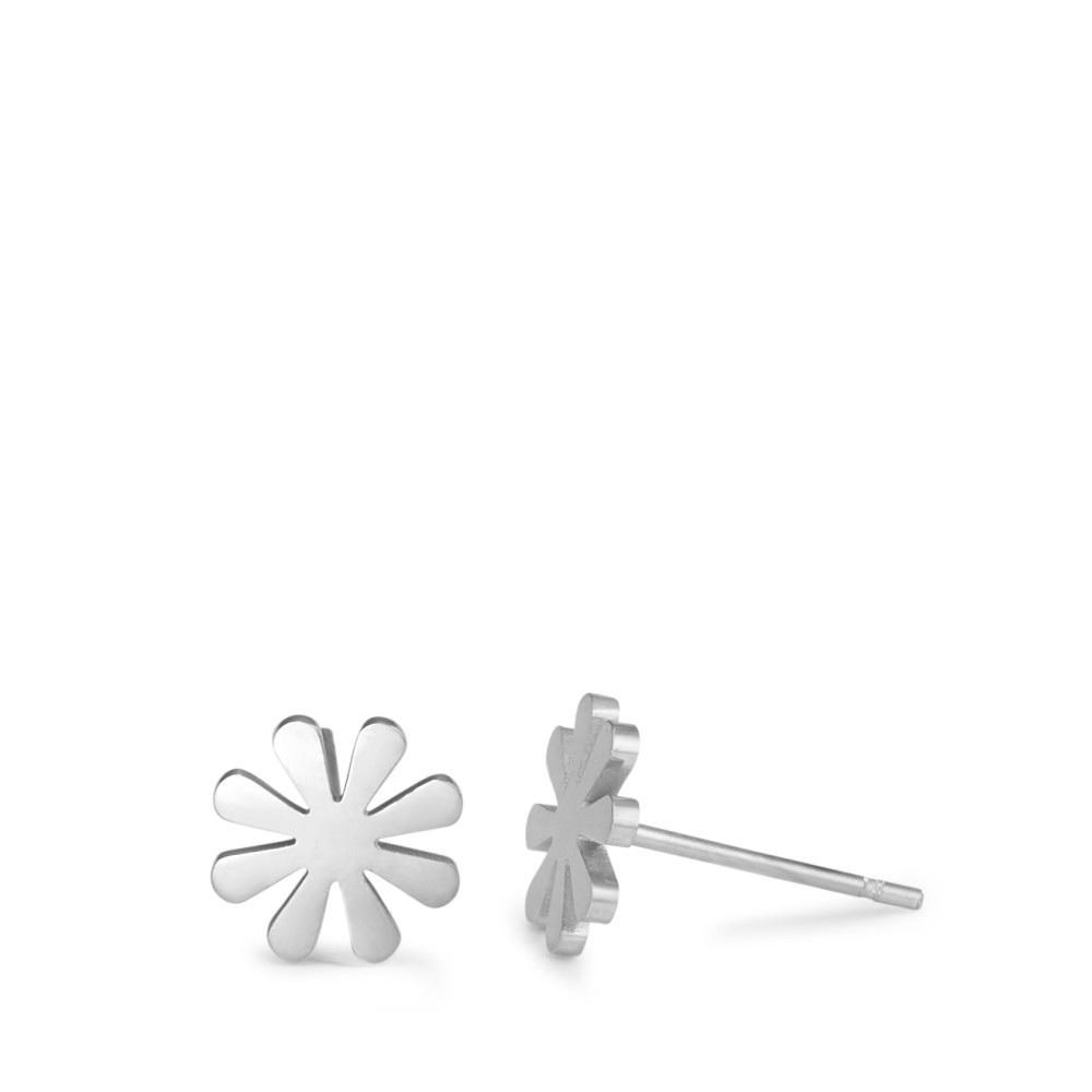 URECH Damen Ohrstecker Edelstahl Blume Ø9 mm von URECH