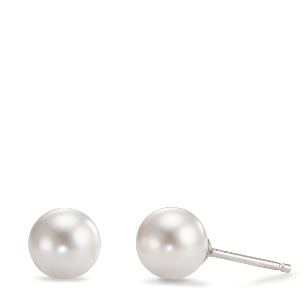 URECH Damen Ohrstecker Silber rhodiniert shining Pearls von URECH