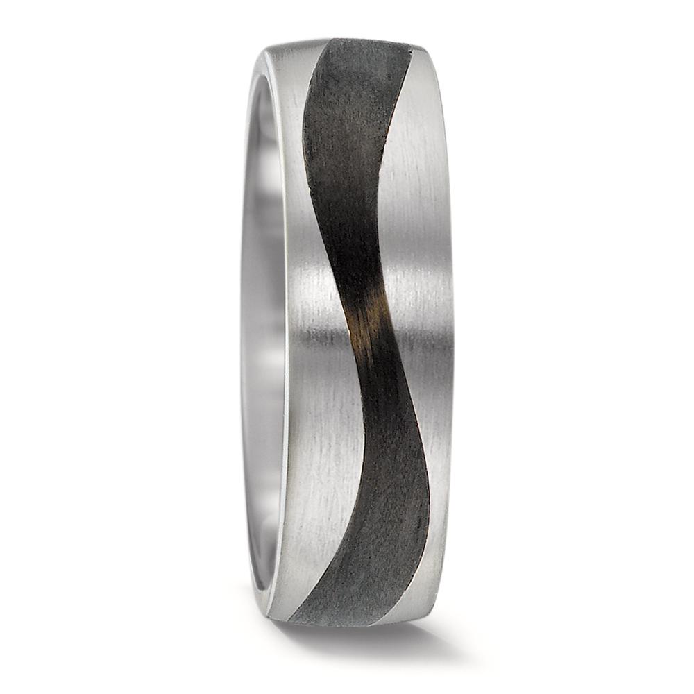 URECH Partnerring Edelstahl, Carbon von URECH