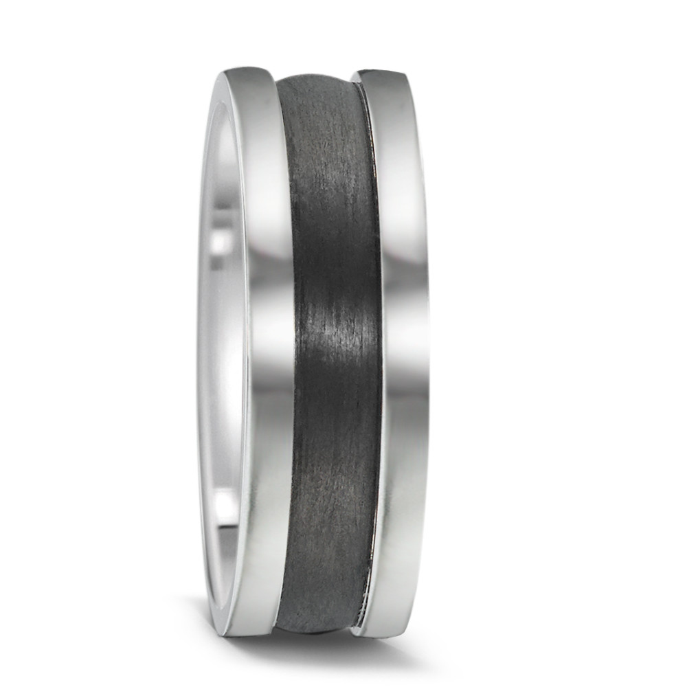 URECH Partnerring Edelstahl, Carbon von URECH