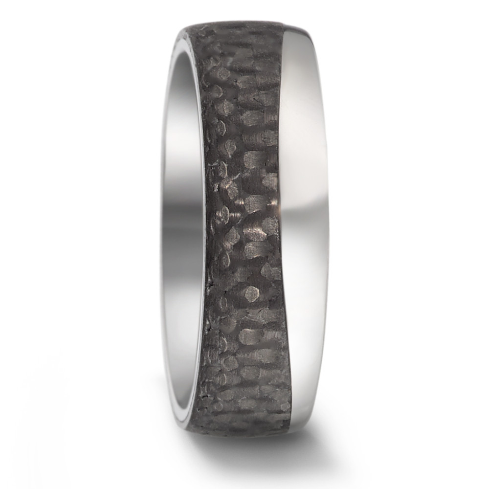 URECH Partnerring Edelstahl, Carbon von URECH