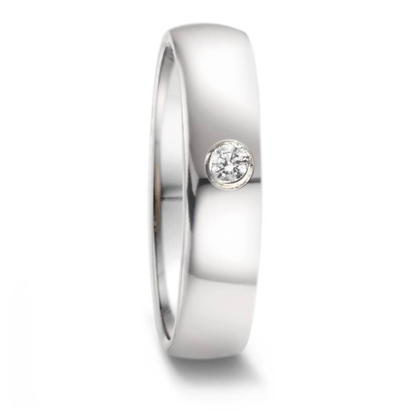 URECH Damen Partnerring Silber Zirkonia von URECH