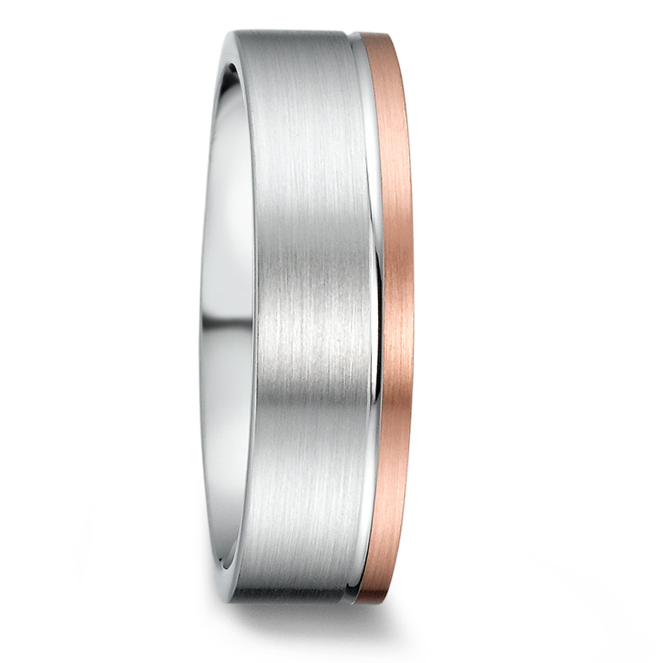 URECH Partnerring Silber rosé vergoldet von URECH