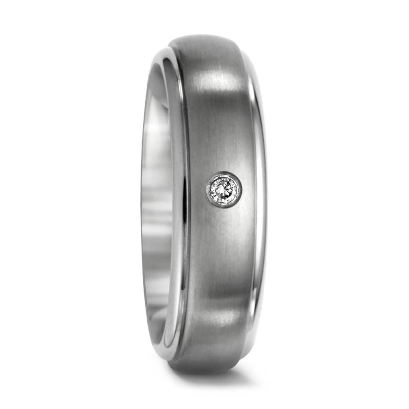 URECH Damen Partnerring Titan Diamant 0.03 ct, w-si von URECH