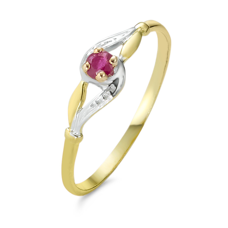 URECH Damen Ring Gold 375 mit Rubin von URECH