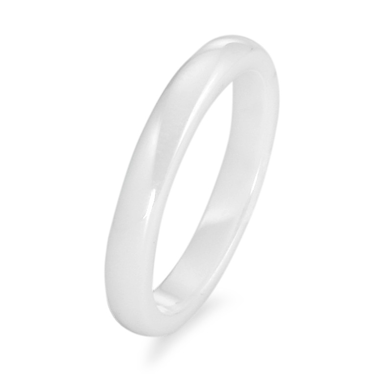 URECH Damen Ring Keramik weiss von URECH