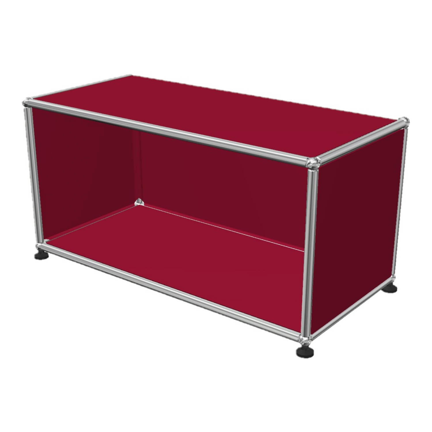 Haller Beistellmöbel #OL001, Farbe rubinrot Haller Beistellmöbel #OL001, Farbe rubinrot von Usm