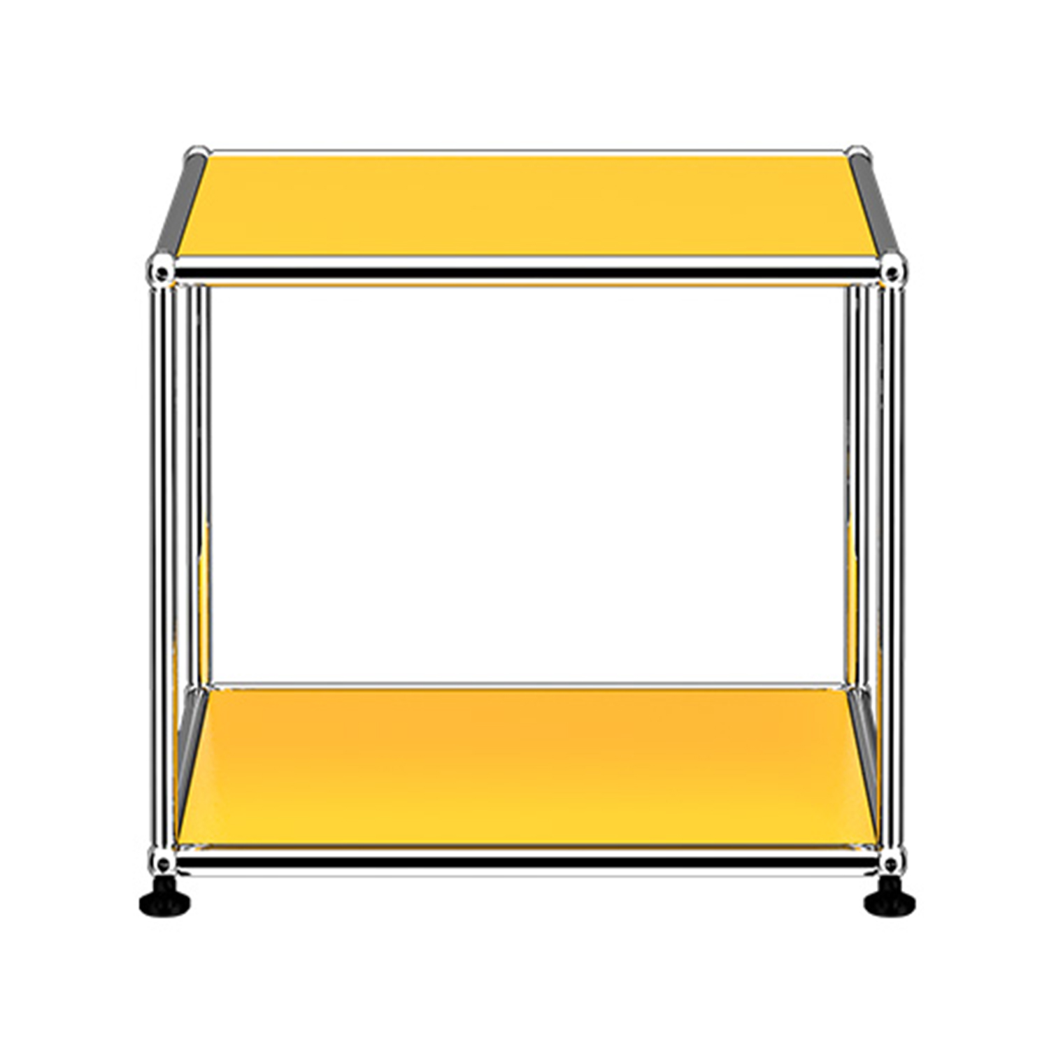 Haller Beistelltisch #M21, Farbe goldgelb Haller Beistelltisch #M21, Farbe goldgelb von Usm