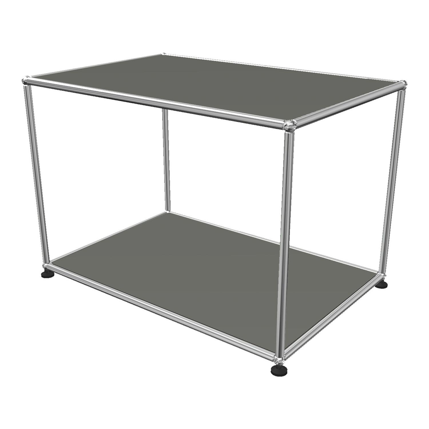 Haller Beistelltisch #OL107, Farbe mittelgrau Haller Beistelltisch #OL107, Farbe mittelgrau von Usm