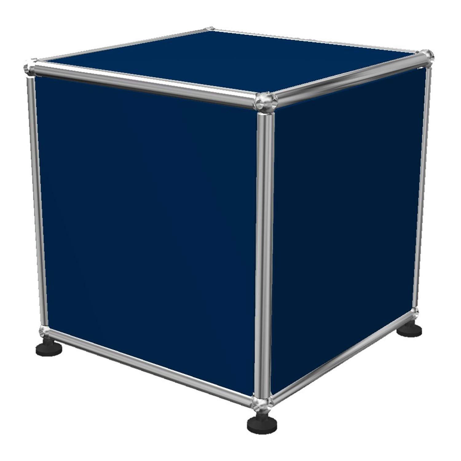 Haller Cube #OL141, Farbe enzianblau von Usm