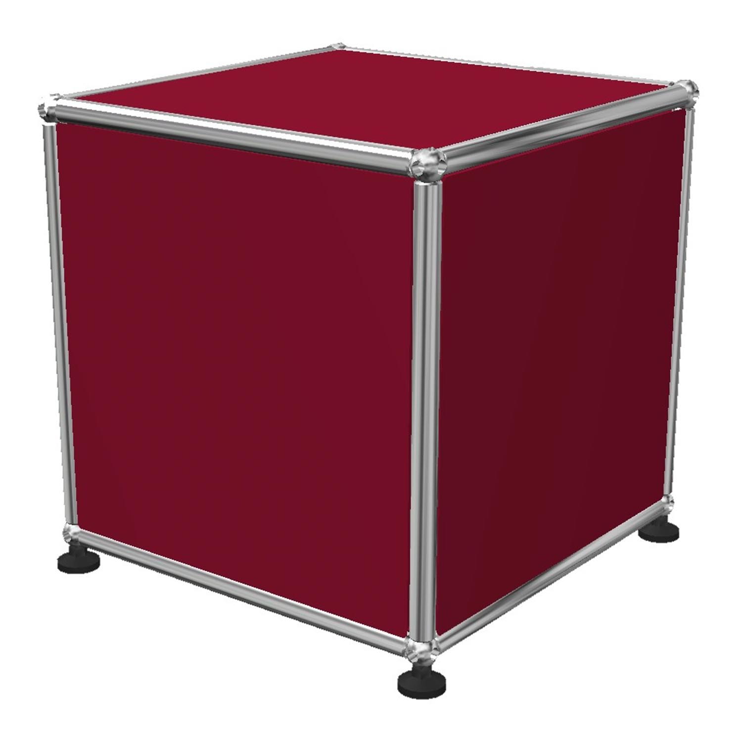 Haller Cube #OL141, Farbe rubinrot von Usm