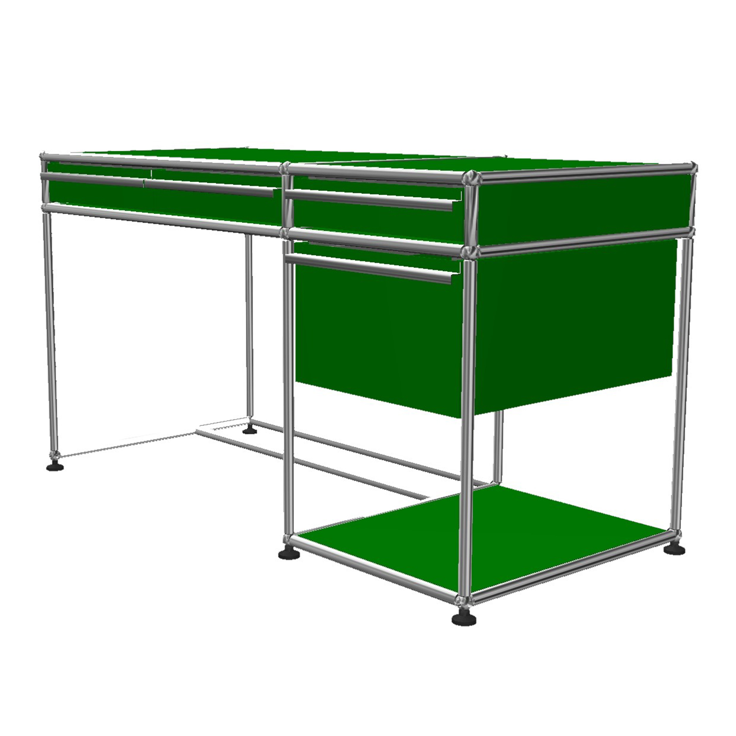 Haller Kinder-Schreibtisch #OL162, Farbe grün von Usm