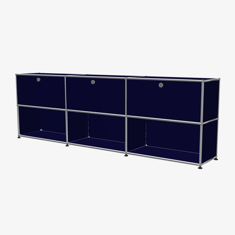 Haller Sideboard #OL016, Farbe stahlblau von Usm