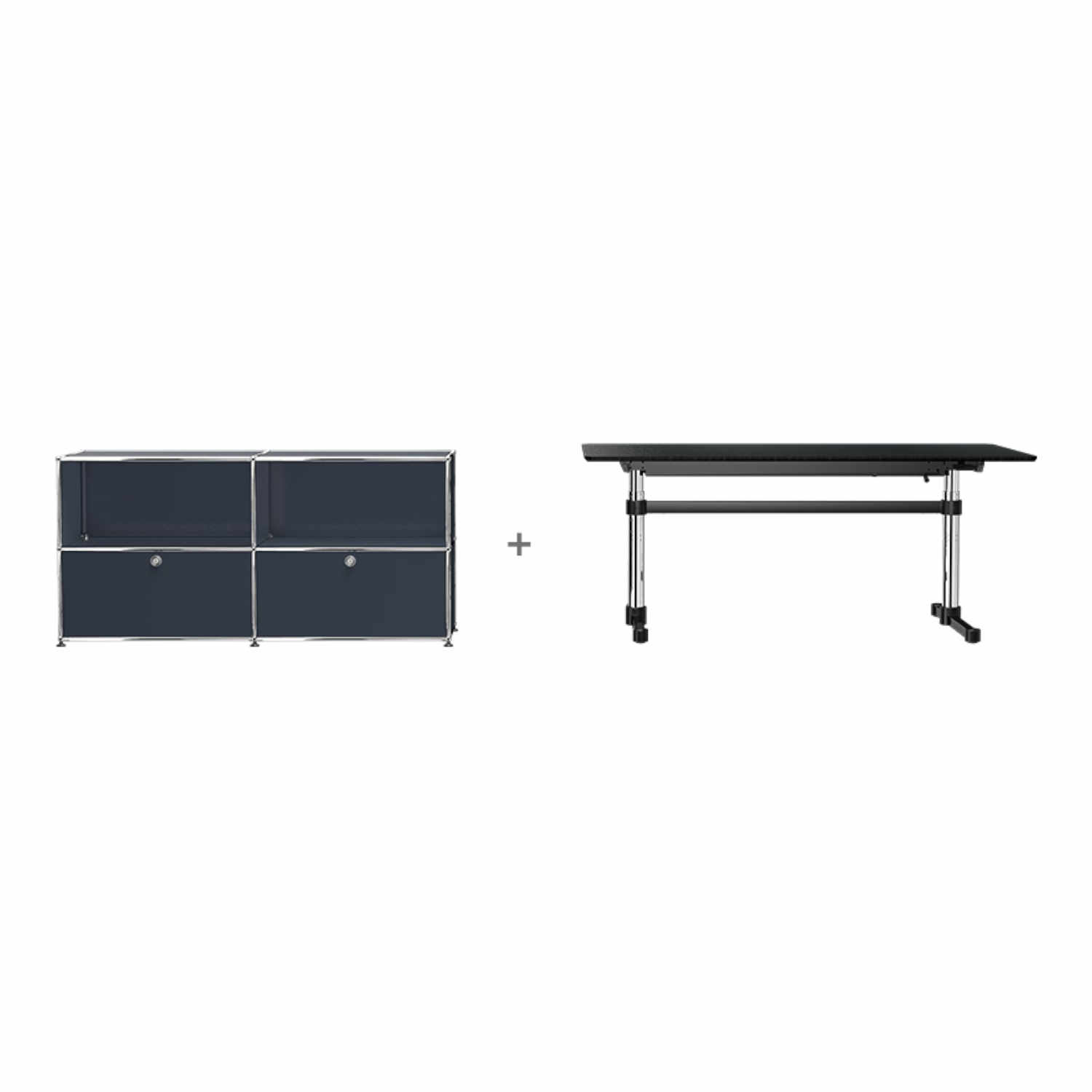 Haller Sideboard & Kitos M Bundle #1, Farbe anthrazitgrau von Usm