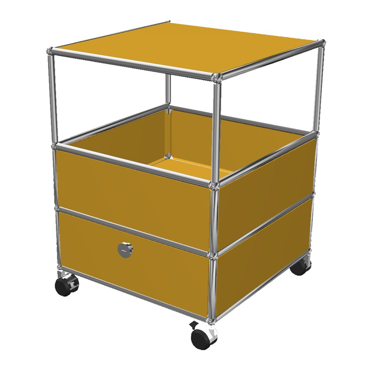 Haller Solutions Kids #02 Rollregal, Farbe goldgelb von Usm