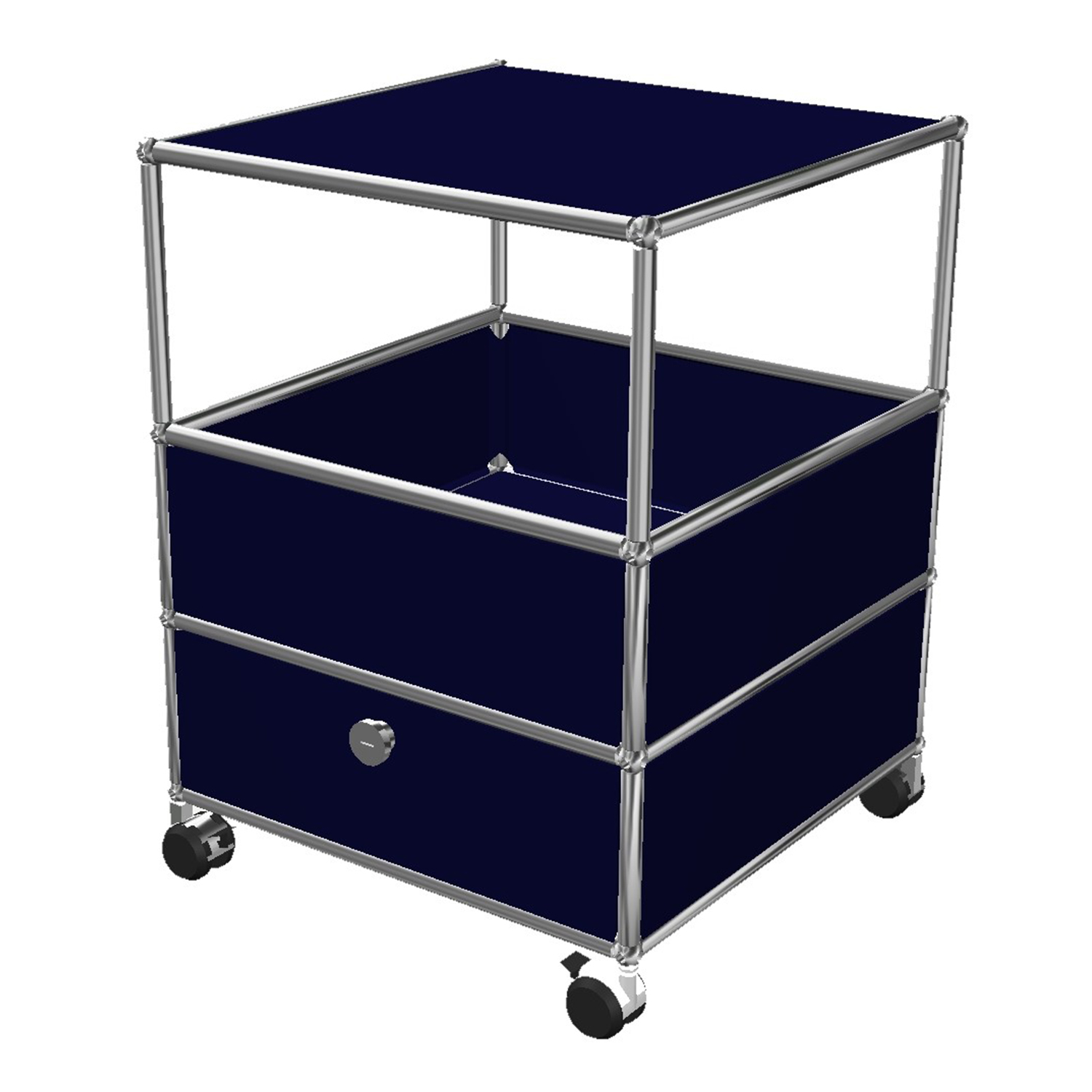 Haller Solutions Kids #02 Rollregal, Farbe stahlblau von Usm