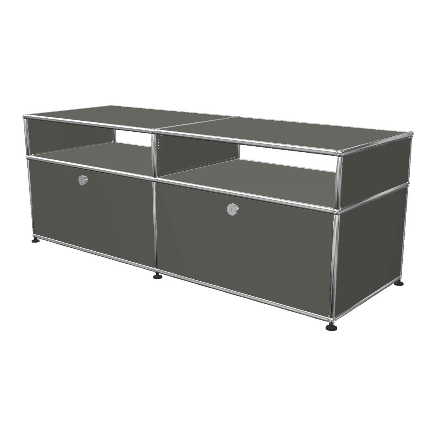 Haller TV/Hi-Fi Sideboard #OL133, Farbe mittelgrau von Usm