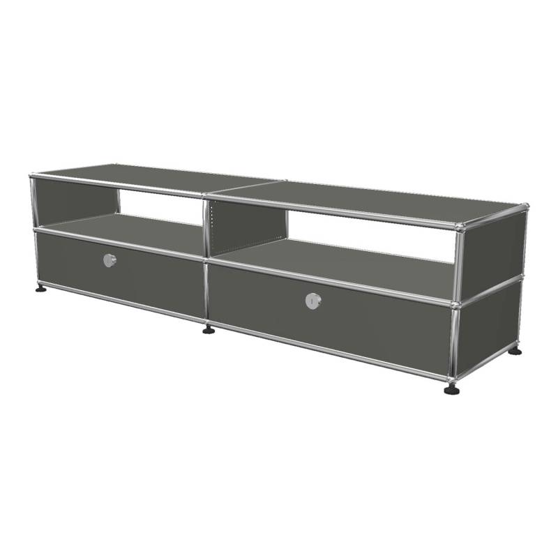 Haller TV/Hi-Fi Sideboard #OL137, Farbe mittelgrau von Usm