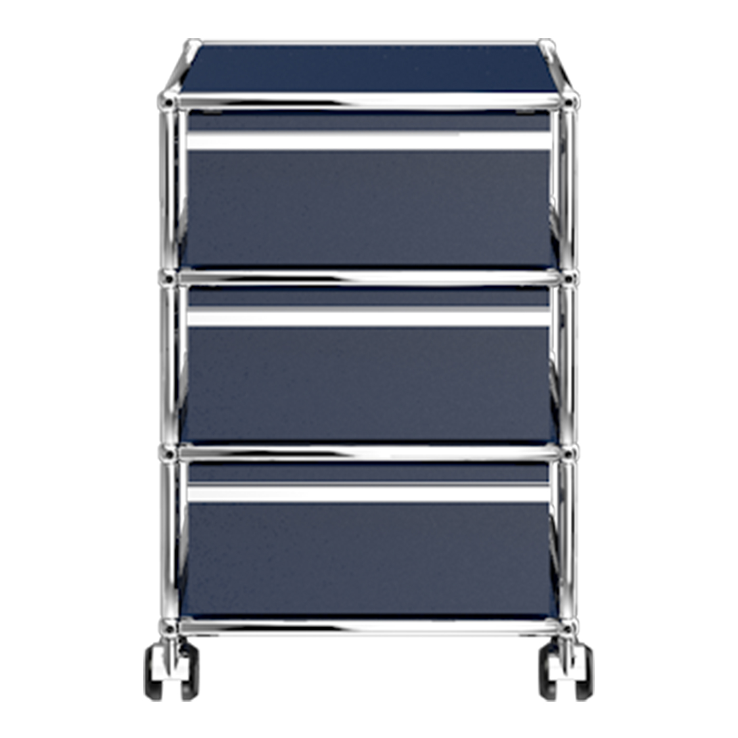 Rollcontainer Haller #M26, Farbe stahlblau von Usm