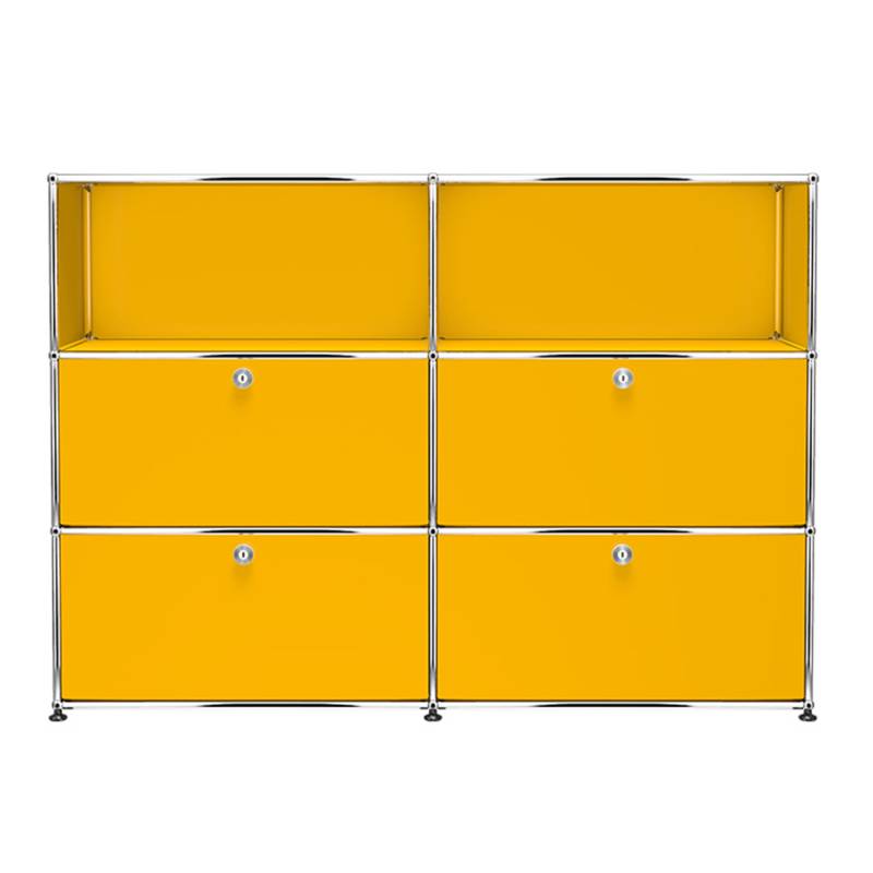 Sideboard Haller #G3, Farbe goldgelb von Usm