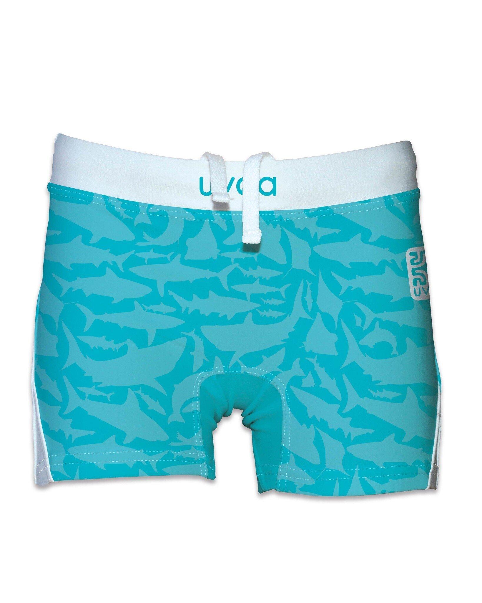 Kinder Upf 50+ Badehose Sydney Blue Unisex Blau 92-98 von Uvea