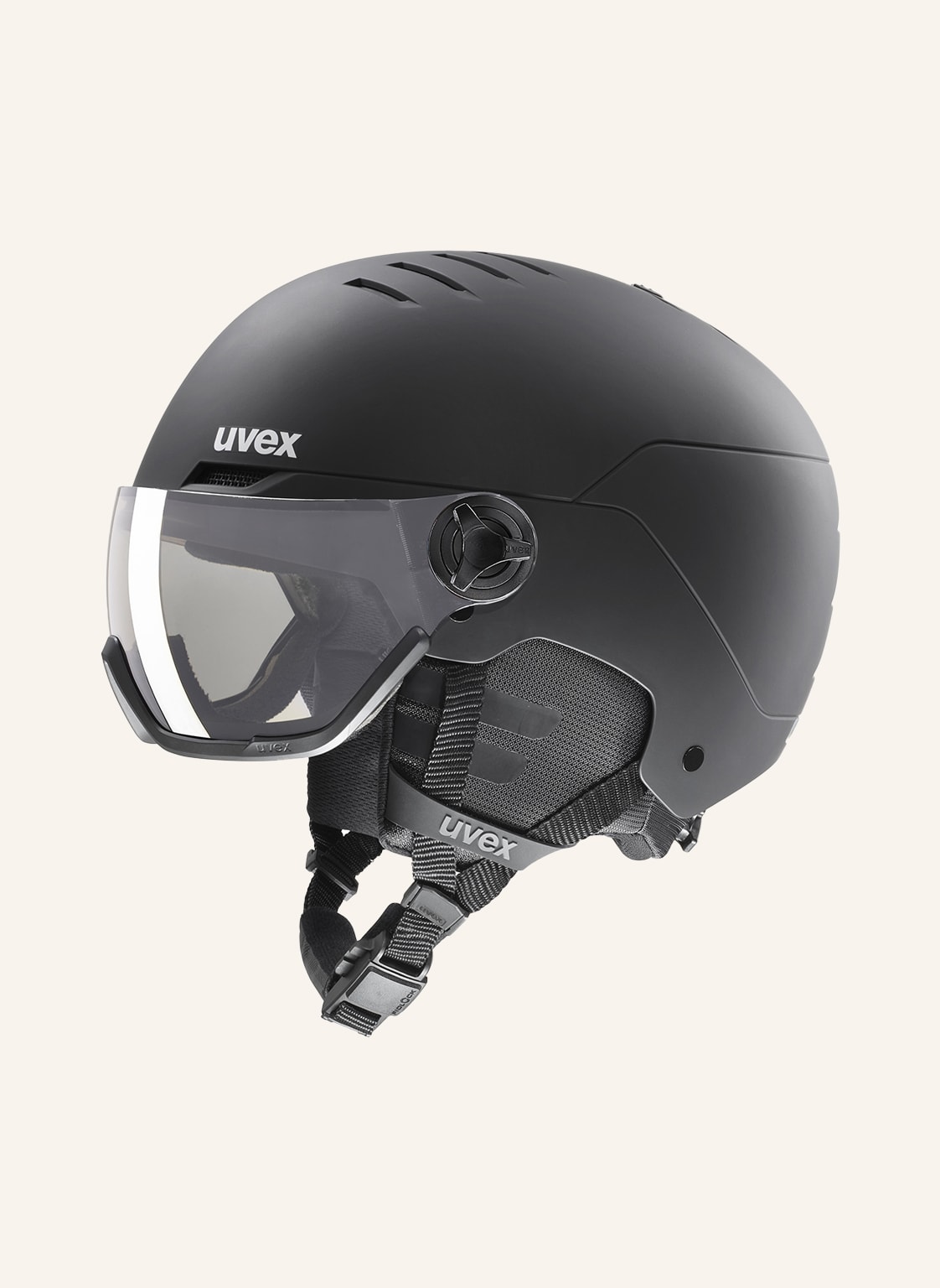 Uvex Skihelm Wanted Visor V schwarz Uvex Skihelm Wanted Visor V schwarz von Uvex