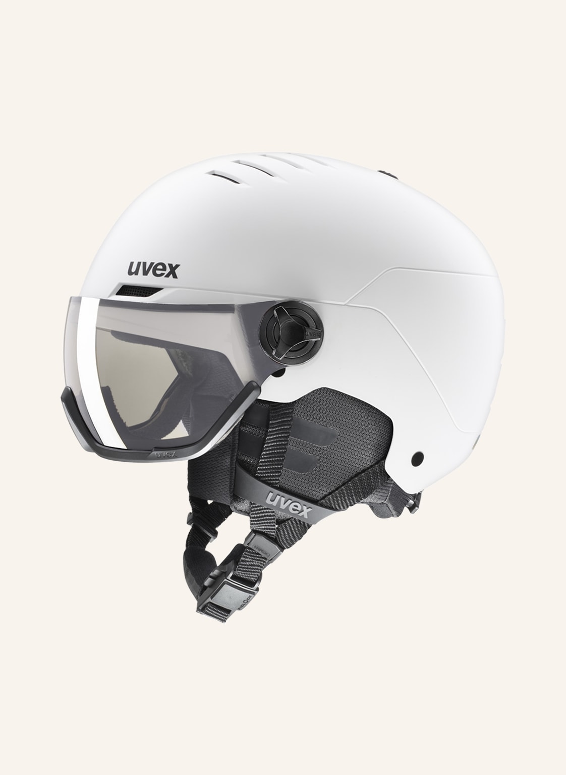 Uvex Skihelm Wanted Visor V weiss Uvex Skihelm Wanted Visor V weiss von Uvex