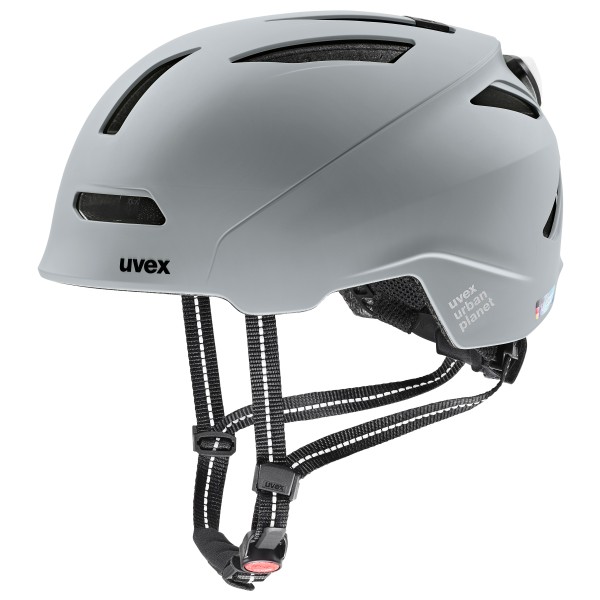Uvex - Urban Planet LED - Velohelm Gr 58-61 cm rhino matt Uvex - Urban Planet LED - Velohelm Gr 58-61 cm rhino matt von Uvex