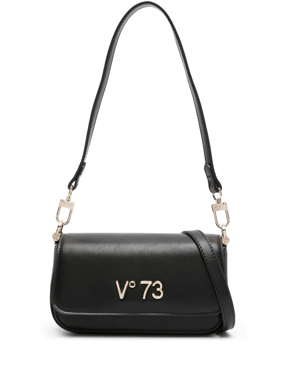 V°73 Bamboo logo-lettering shoulder bag - Black von V°73
